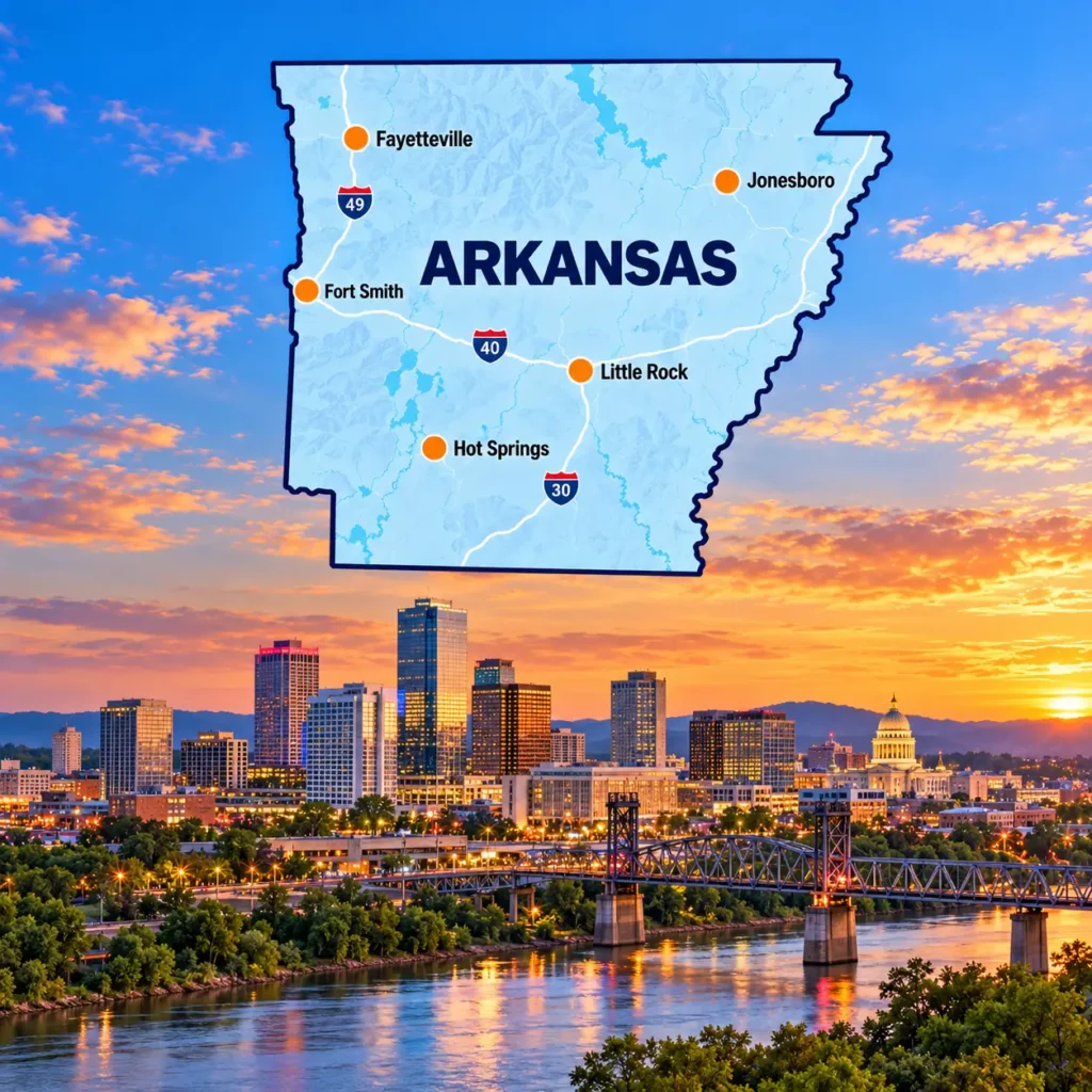 Arkansas-map