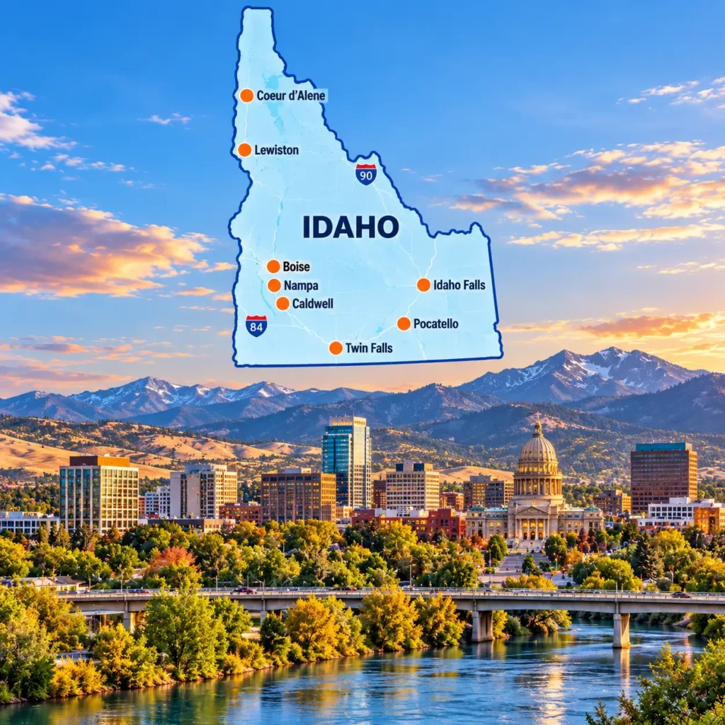 Idaho-map