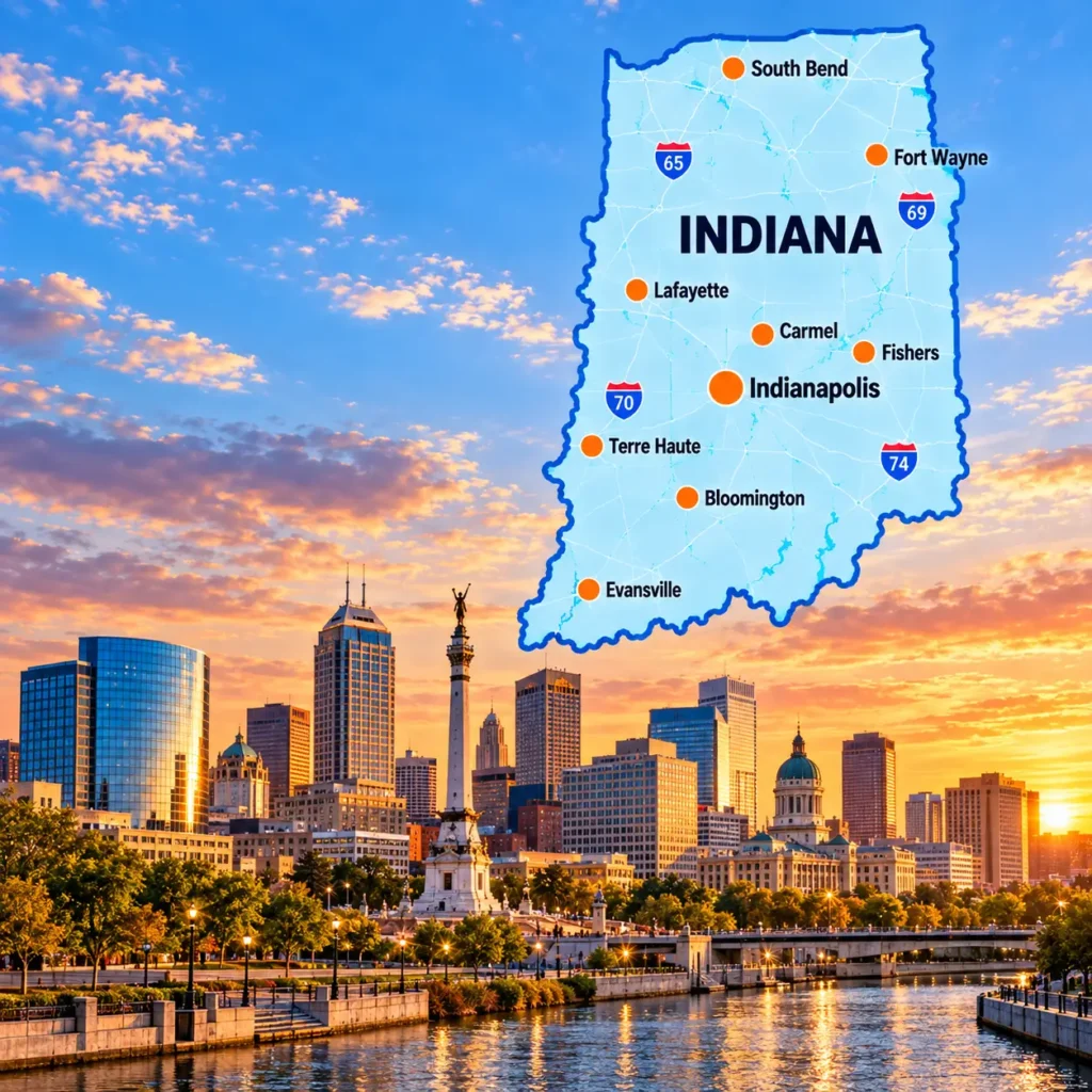 Indiana-map