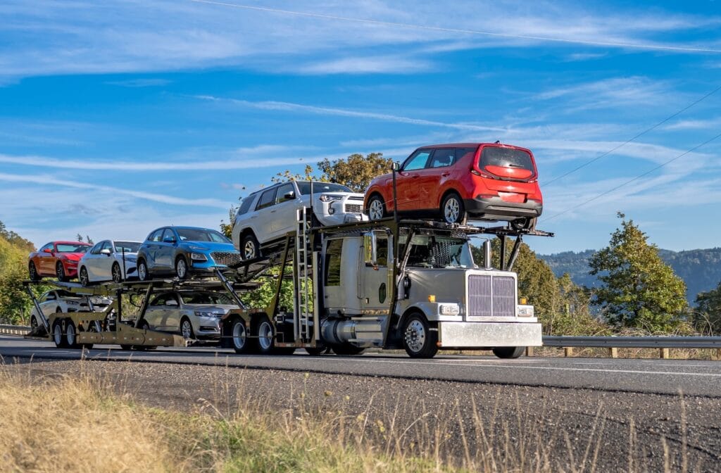 Open car transport
