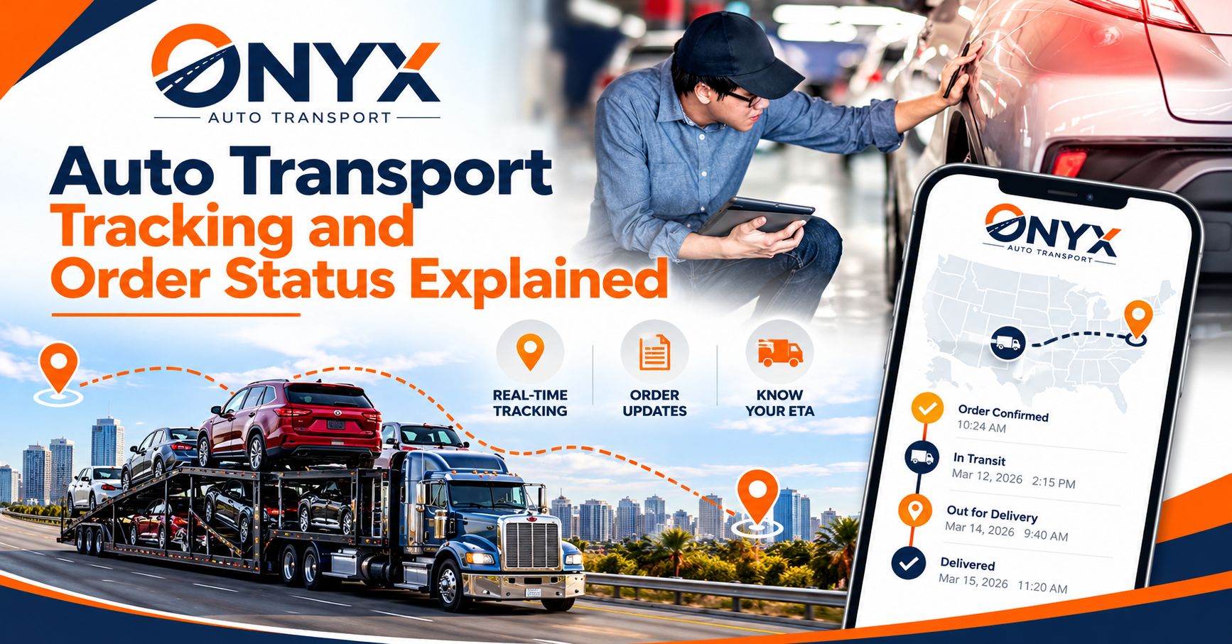 Auto Transport Tracking and Order Status Explained