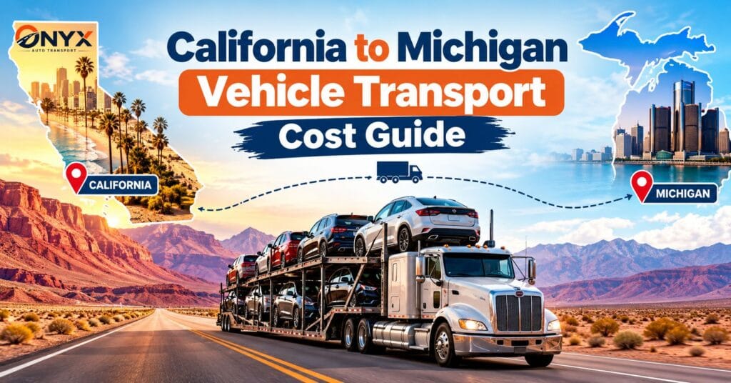 California to Michigan Vehicle Transport Cost Guide