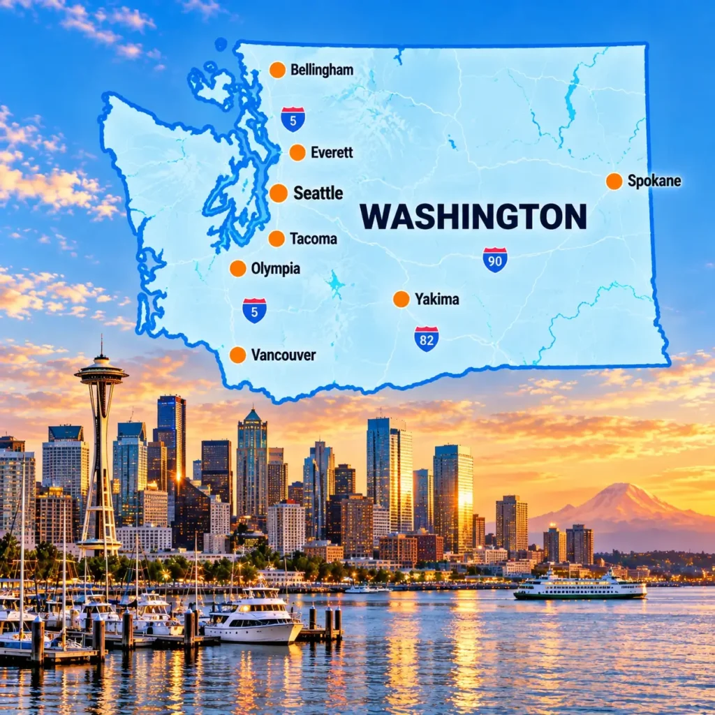 Washington-Map